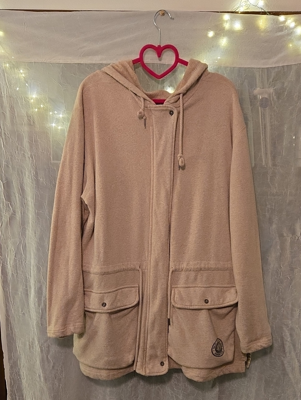 Super Cozy DKNY Hooded Cardigan
